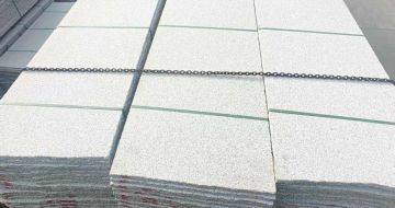 泸州芝麻白毛板，石材毛板