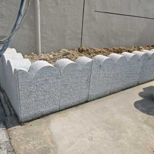 泸州芝麻白花边石  围边石