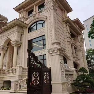 泸州黄金麻别墅外墙异形定制