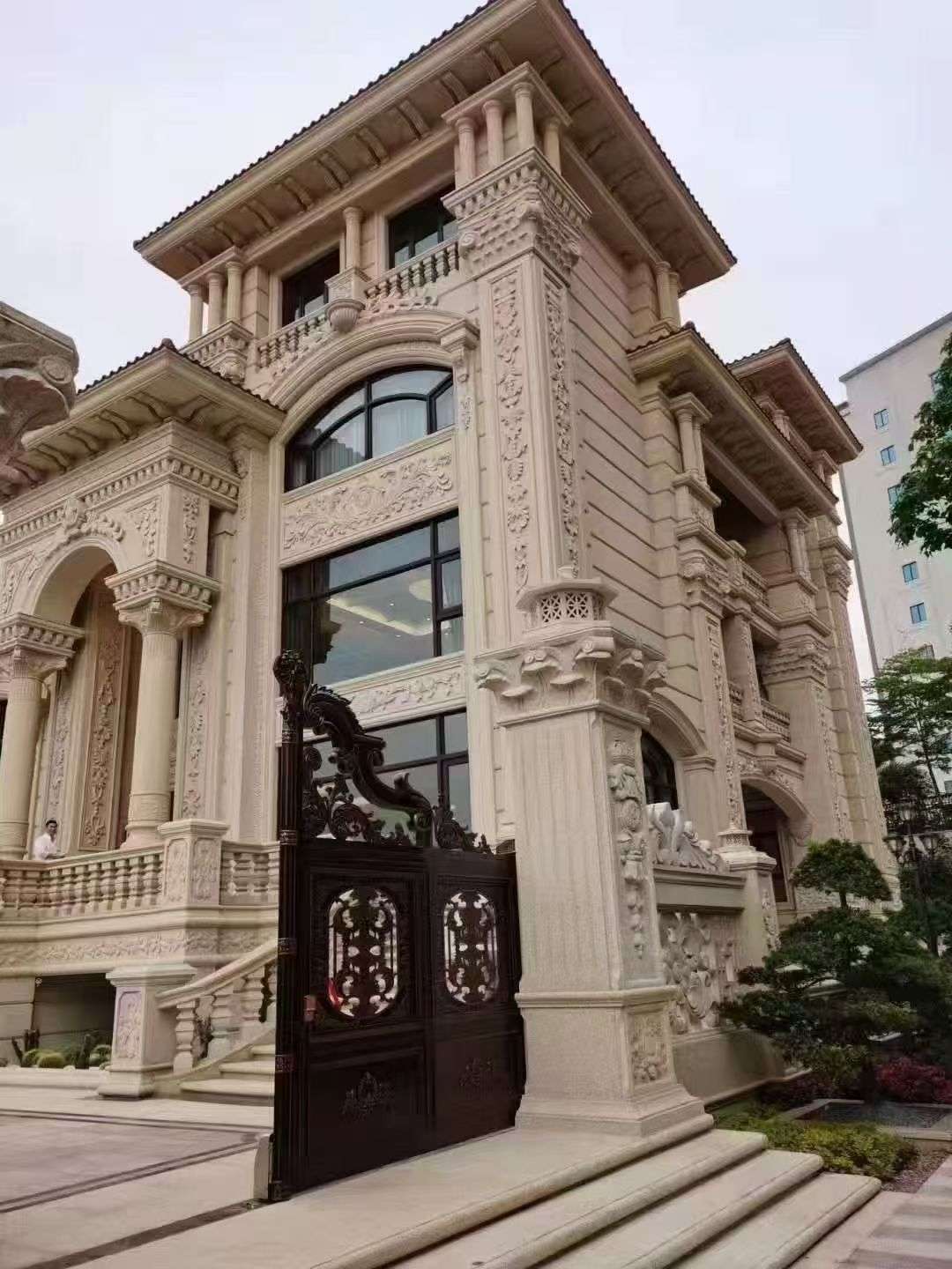 泸州黄金麻别墅外墙异形定制