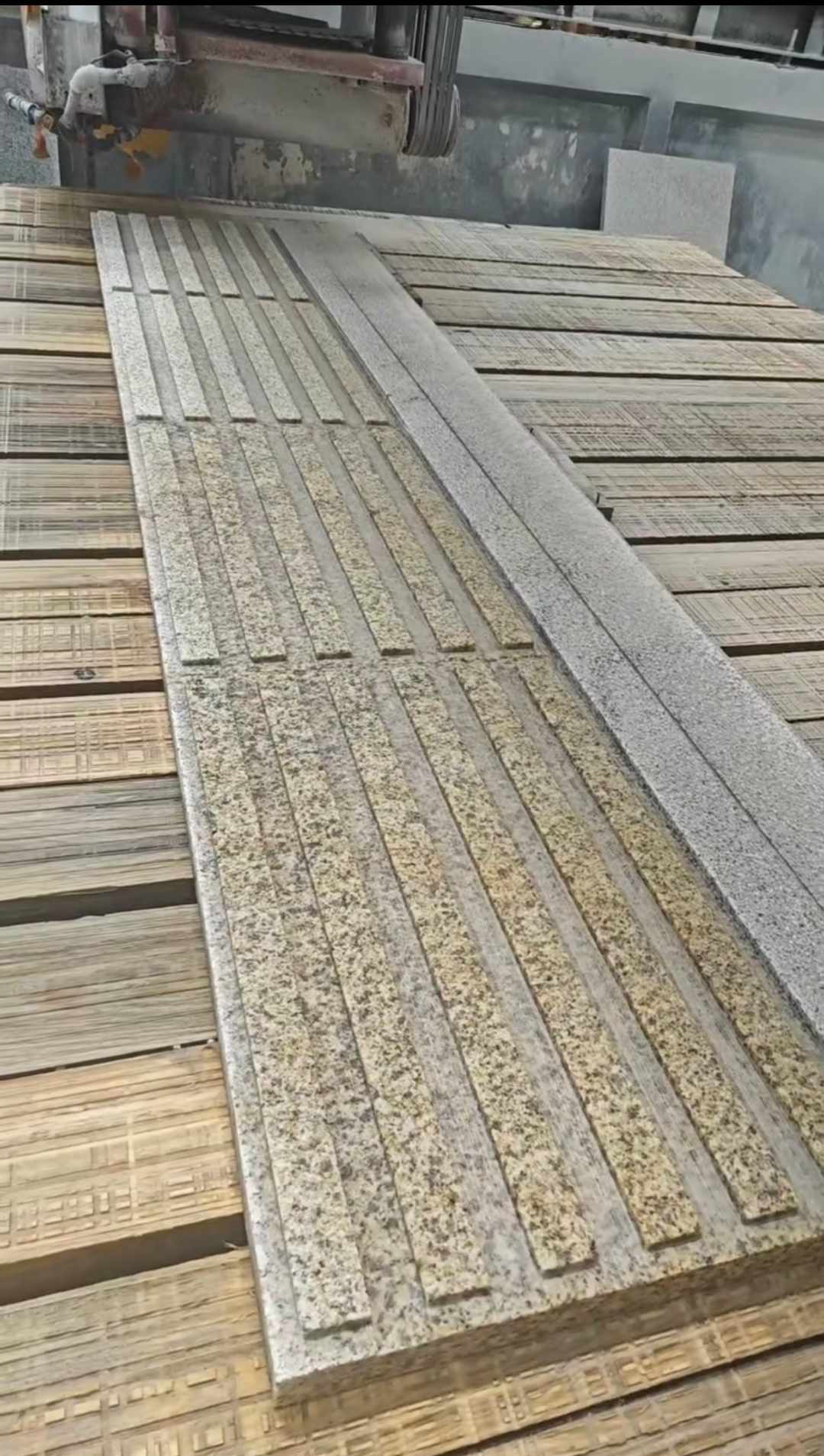 泸州黄金麻盲道石 盲条