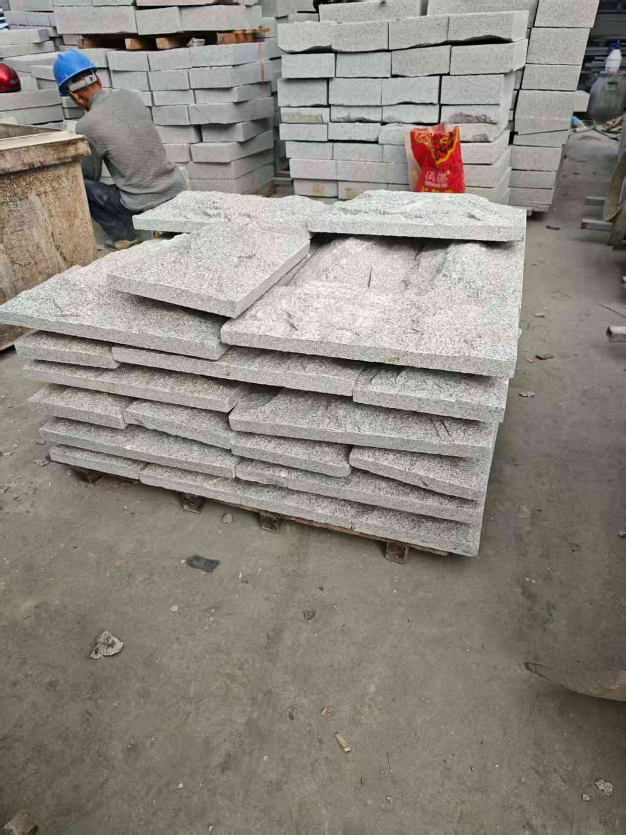 泸州芝麻白蘑菇石，自然面